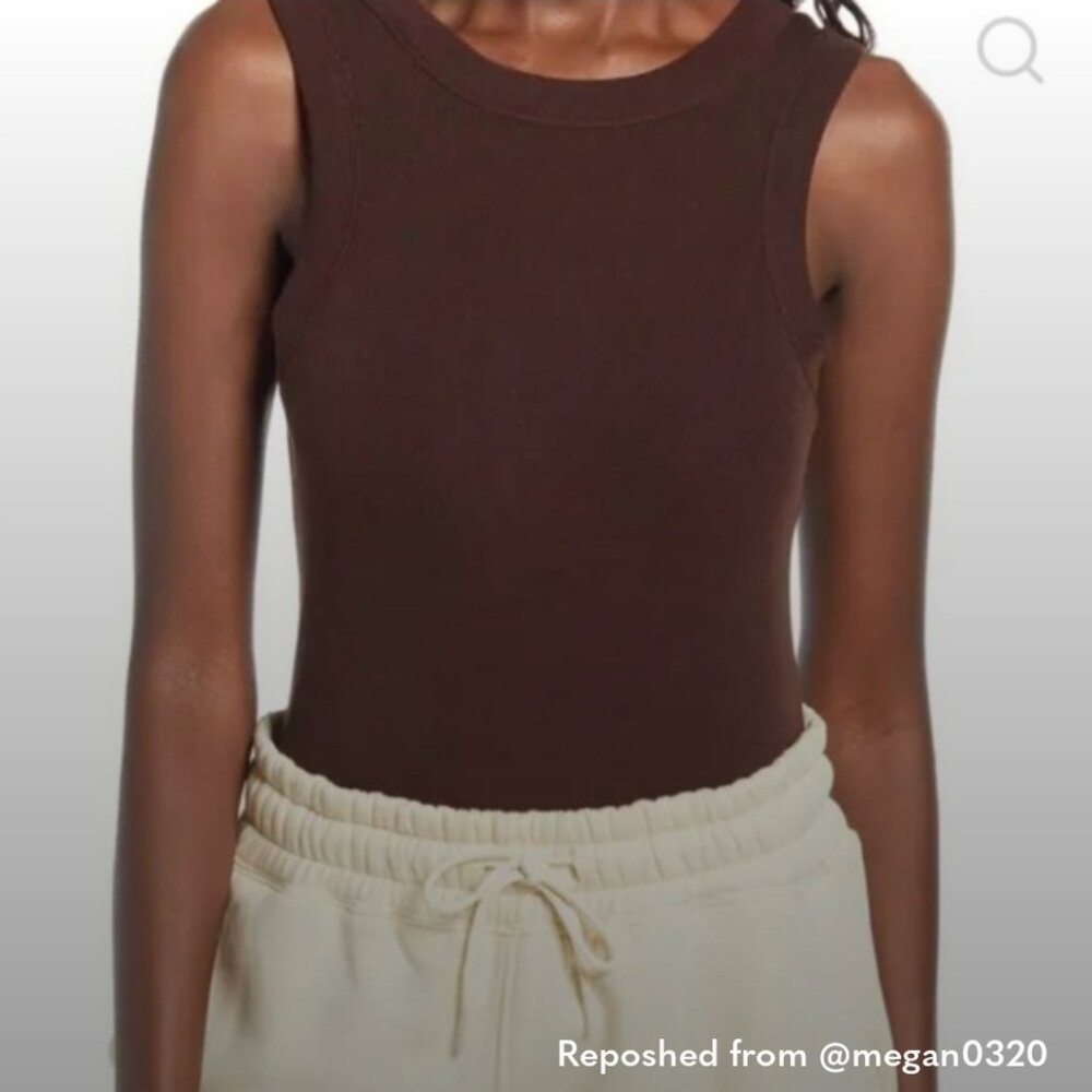 4th and Reckless Allie Ribbed Sleeveless Bodysuit